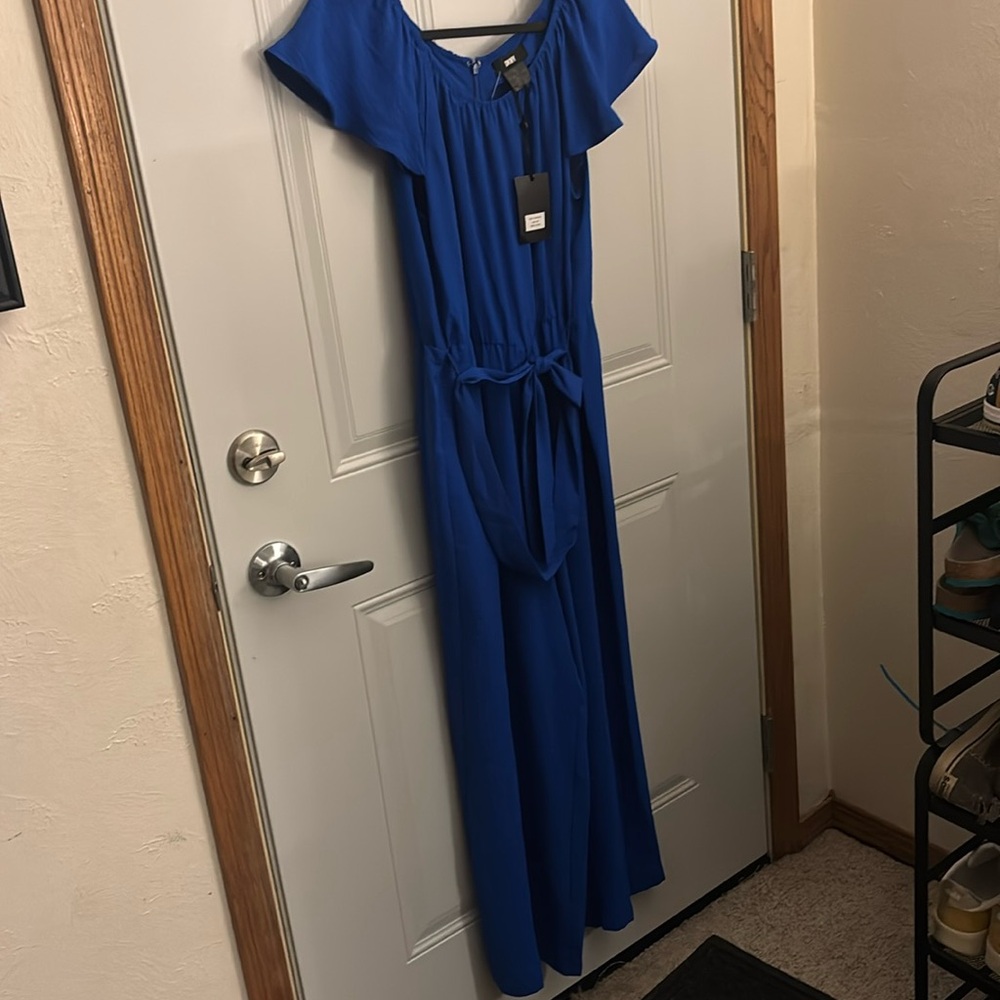 Dkny blue romper NWT